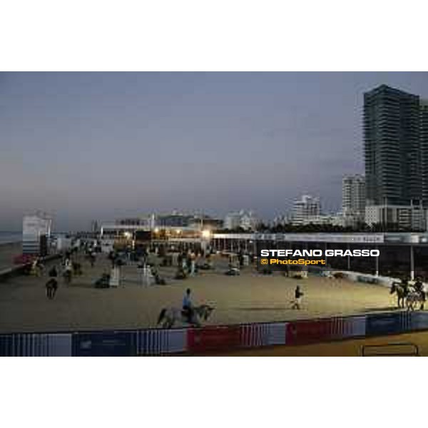 LGCT of Miami Beach - A view arena of the arena during early morning training - Miami Beach, - 5 April 2018 - ph.Mario Grassia/LGCT