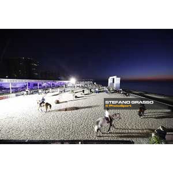 LGCT of Miami Beach - A view arena of the arena during early morning training - Miami Beach, - 5 April 2018 - ph.Mario Grassia/LGCT