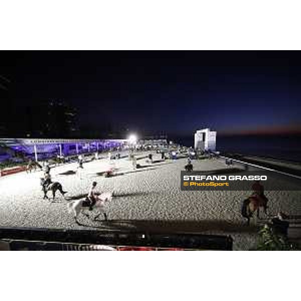 LGCT of Miami Beach - A view arena of the arena during early morning training - Miami Beach, - 5 April 2018 - ph.Mario Grassia/LGCT