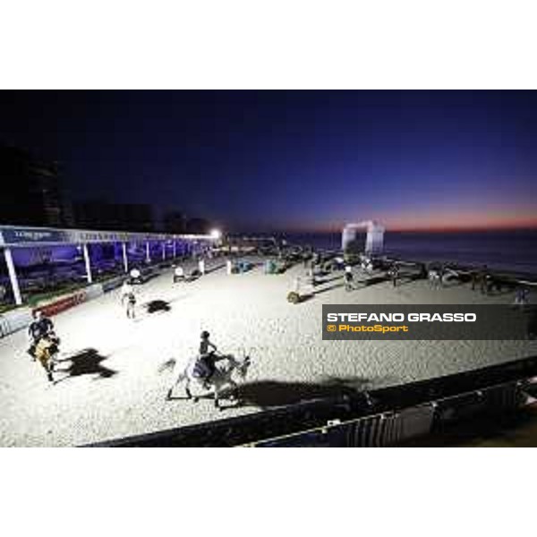 LGCT of Miami Beach - A view arena of the arena during early morning training - Miami Beach, - 5 April 2018 - ph.Mario Grassia/LGCT
