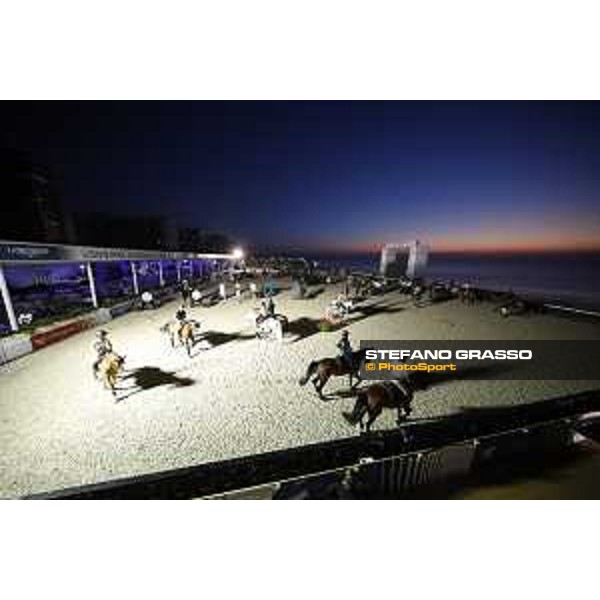 LGCT of Miami Beach - A view arena of the arena during early morning training - Miami Beach, - 5 April 2018 - ph.Mario Grassia/LGCT