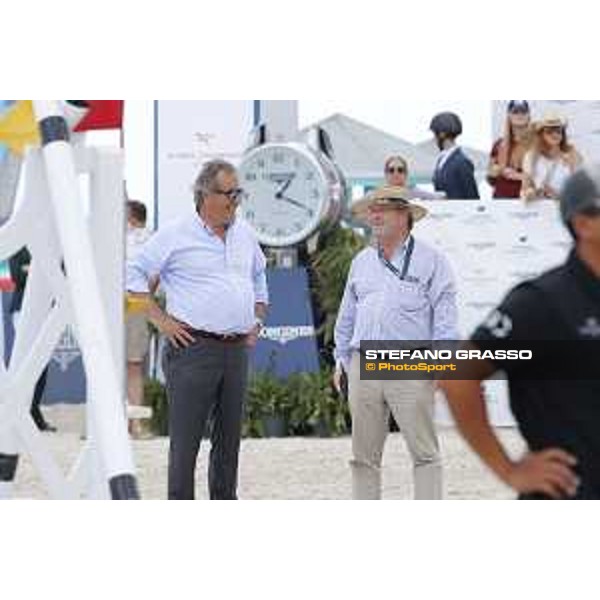 LGCT of Miami Beach - People - Uliano Vezzani (Course Designer), Marco Danese (LGCT Sport director) - Miami Beach, - 6 April 2018 - ph.Mario Grassia/LGCT