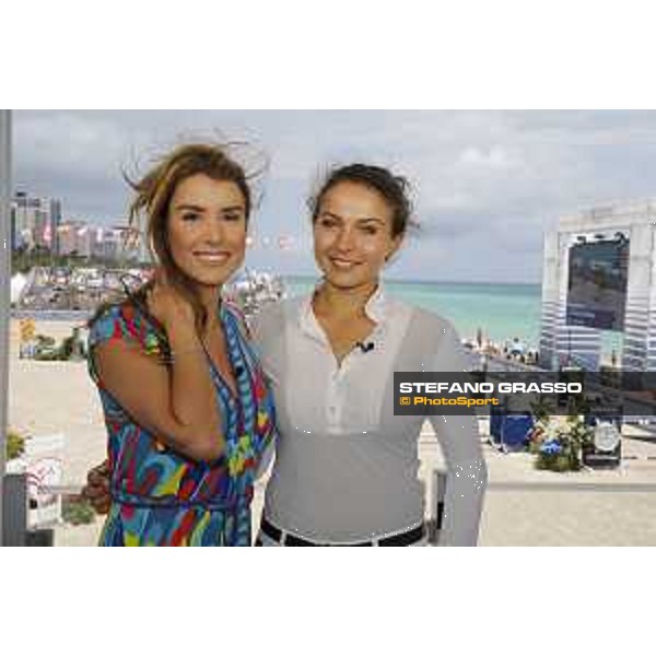 LGCT of Miami Beach - People - CNN Presenter Elizabeth Perez and Anna Kellnerova (CZE) - Miami Beach, - 5 April 2018 - ph.Mario Grassia/LGCT