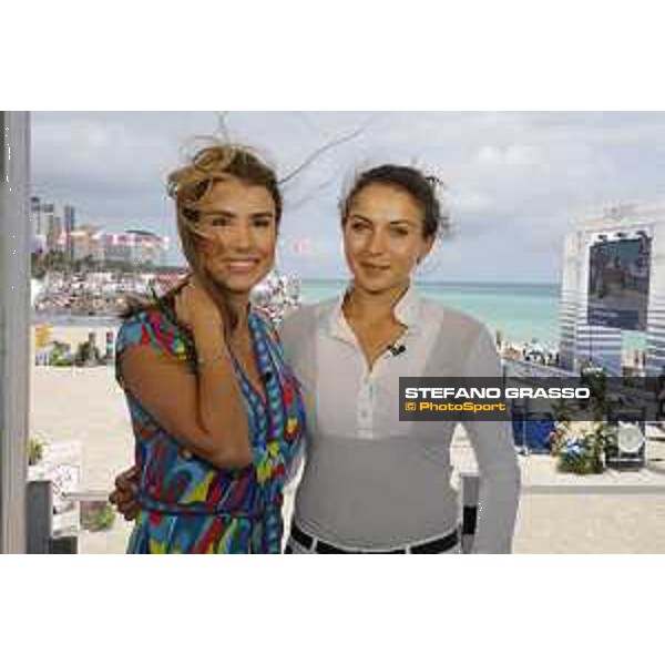 LGCT of Miami Beach - People - CNN Presenter Elizabeth Perez and Anna Kellnerova (CZE) - Miami Beach, - 5 April 2018 - ph.Mario Grassia/LGCT
