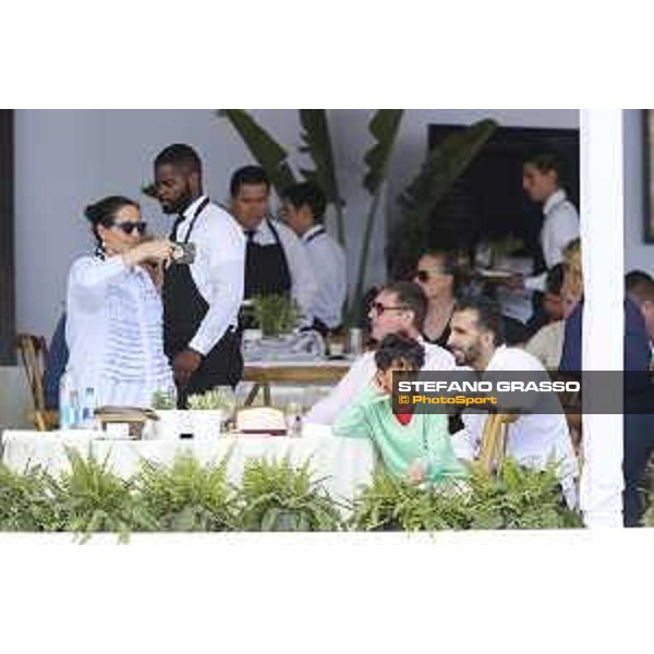 LGCT of Miami Beach - VIP - Sheikha Al Mayassa Bint Hamad Bint Khalifa al Thani, Jan Tops (President of LGCT and co-founder of GCL) - Miami Beach, - 6 April 2018 - ph.Mario Grassia/LGCT