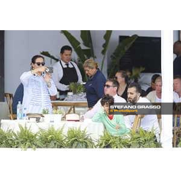 LGCT of Miami Beach - VIP - Sheikha Al Mayassa Bint Hamad Bint Khalifa al Thani, Jan Tops (President of LGCT and co-founder of GCL) - Miami Beach, - 6 April 2018 - ph.Mario Grassia/LGCT