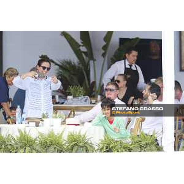 LGCT of Miami Beach - VIP - Sheikha Al Mayassa Bint Hamad Bint Khalifa al Thani, Jan Tops (President of LGCT and co-founder of GCL) - Miami Beach, - 6 April 2018 - ph.Mario Grassia/LGCT