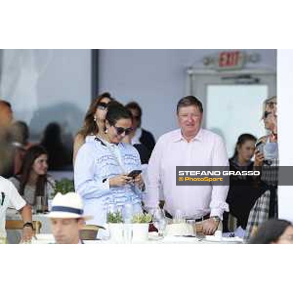 LGCT of Miami Beach - VIP - Sheikha Al Mayassa Bint Hamad Bint Khalifa al Thani, Jan Tops (President of LGCT and co-founder of GCL) - Miami Beach, - 6 April 2018 - ph.Mario Grassia/LGCT