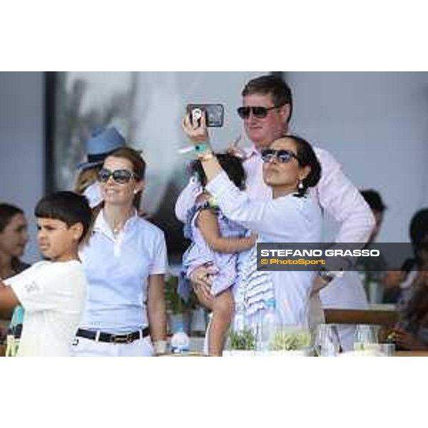 LGCT of Miami Beach - VIP - Sheikha Al Mayassa Bint Hamad Bint Khalifa al Thani, Edwina Tops-Alexander (AUS), Jan Tops (President of LGCT and co-founder of GCL) - Miami Beach, - 6 April 2018 - ph.Mario Grassia/LGCT