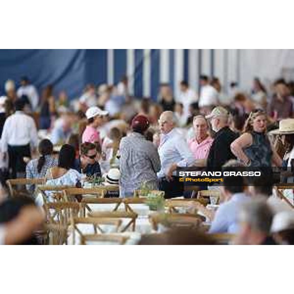LGCT of Miami Beach - VIP - Sheikha Al Mayassa Bint Hamad Bint Khalifa al Thani, Michael Bloomberg and Frank McCourt - Miami Beach, - 6 April 2018 - ph.Mario Grassia/LGCT