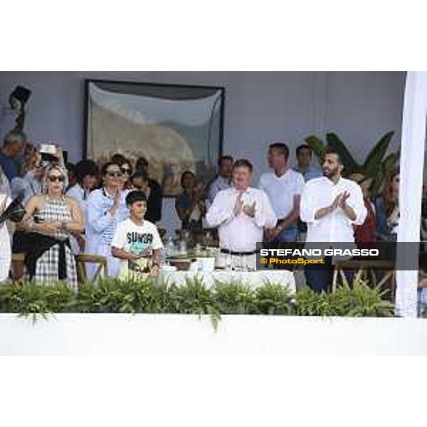 LGCT of Miami Beach - VIP - Sheikha Al Mayassa Bint Hamad Al Thani, Jan Tops (President of LGCT and co-founder of GCL) - Miami Beach, - 6 April 2018 - ph.Mario Grassia/LGCT