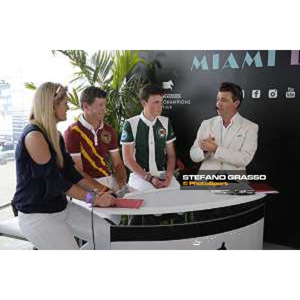 LGCT of Miami Beach - GC Live Studio - Jenny Rudall, Shane Sweetnam (IRL), Michael Duffy (IRL), Steven Wilde - Miami Beach, - 5 April 2018 - ph.Mario Grassia/LGCT