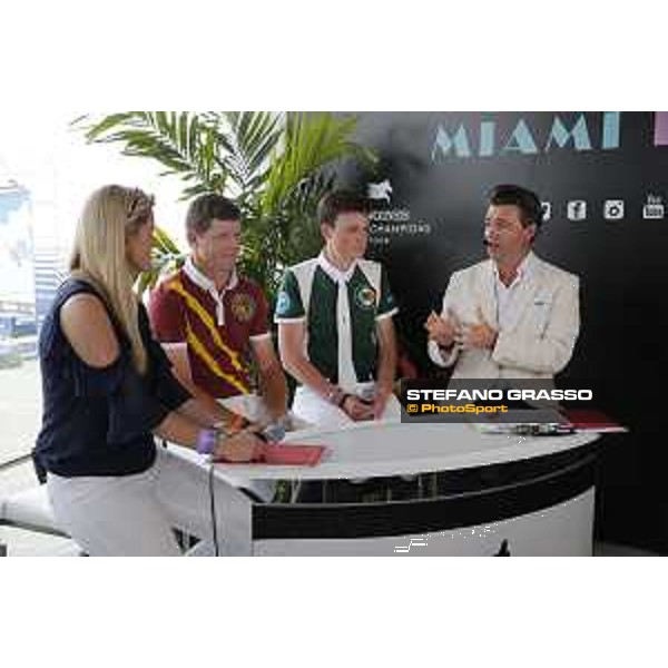 LGCT of Miami Beach - GC Live Studio - Jenny Rudall, Shane Sweetnam (IRL), Michael Duffy (IRL), Steven Wilde - Miami Beach, - 5 April 2018 - ph.Mario Grassia/LGCT