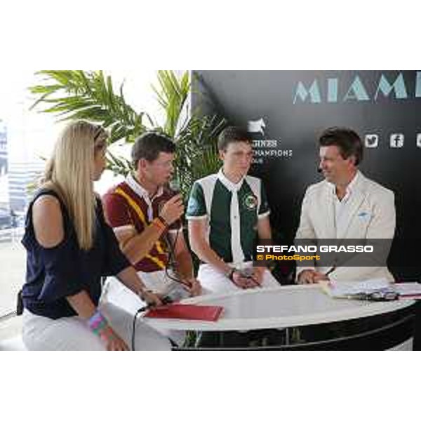 LGCT of Miami Beach - GC Live Studio - Jenny Rudall, Shane Sweetnam (IRL), Michael Duffy (IRL), Steven Wilde - Miami Beach, - 5 April 2018 - ph.Mario Grassia/LGCT