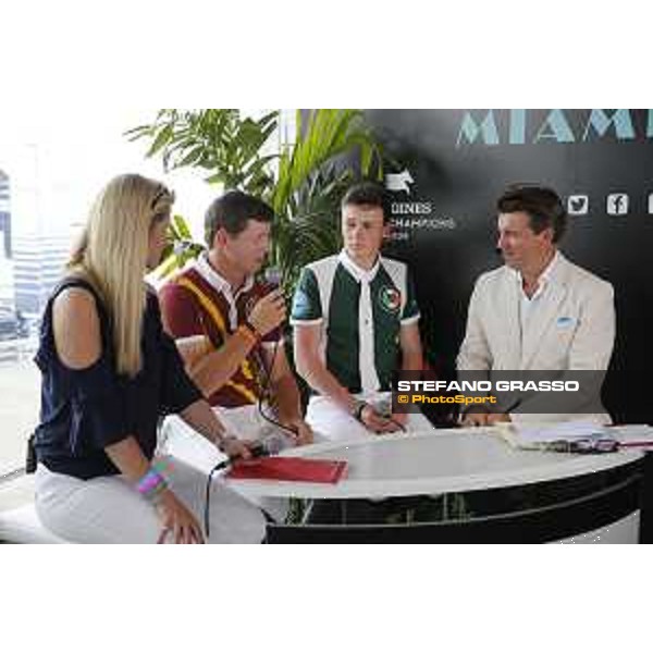 LGCT of Miami Beach - GC Live Studio - Jenny Rudall, Shane Sweetnam (IRL), Michael Duffy (IRL), Steven Wilde - Miami Beach, - 5 April 2018 - ph.Mario Grassia/LGCT