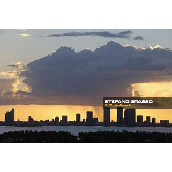 LGCT of Miami Beach - Miami skyline at sunset - Miami Beach, - 5 April 2018 - ph.Mario Grassia/LGCT