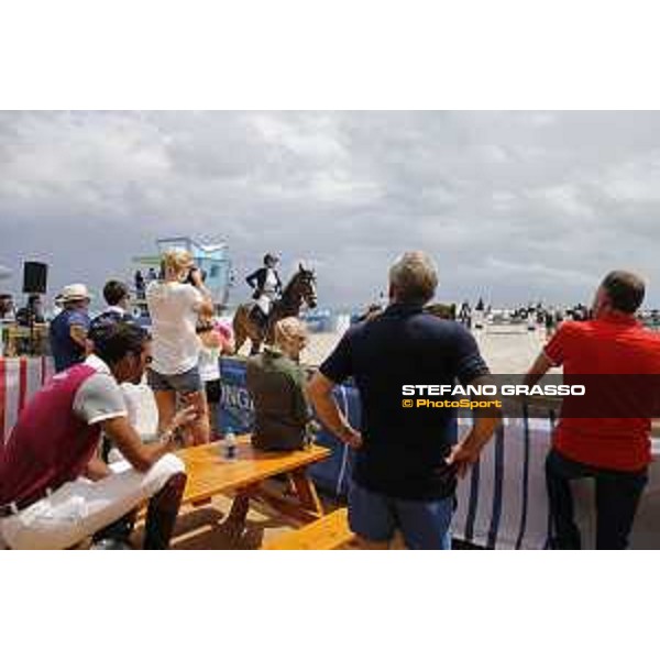 LGCT of Miami Beach - A view of the warm up arena - Miami Beach, - 5 April 2018 - ph.Mario Grassia/LGCT