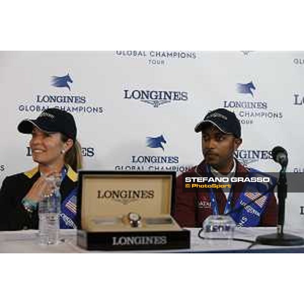 LGCT of Miami Beach - Press conference - Edwina Tops-Alexander (AUS), Bassem Hassan Mohammed (QAT) - Miami Beach, - 8 April 2018 - ph.Stefano Grasso/LGCT