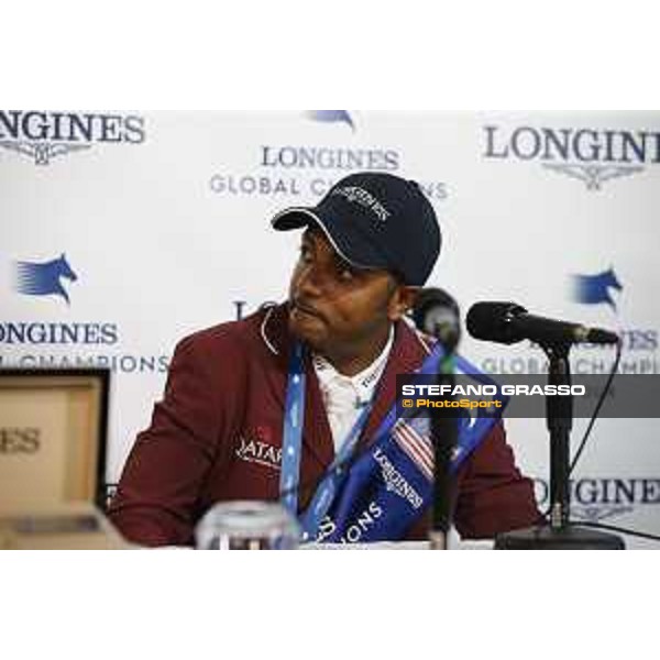 LGCT of Miami Beach - Press conference - Bassem Hassan Mohammed (QAT) - Miami Beach, - 8 April 2018 - ph.Stefano Grasso/LGCT