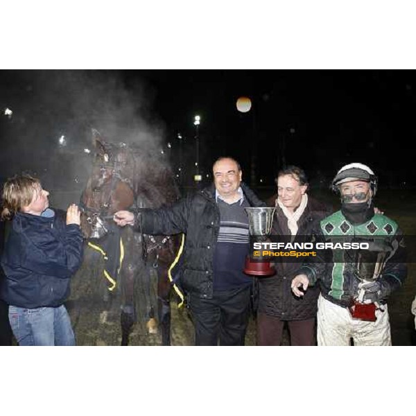 giving prize for Enrico Bellei with Iglesias winner of Gran Premio Firenze Firenze, 3rd febr. 2008 ph. Stefano Grasso