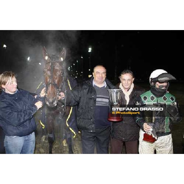 giving prize for Enrico Bellei with Iglesias winner of Gran Premio Firenze Firenze, 3rd febr. 2008 ph. Stefano Grasso