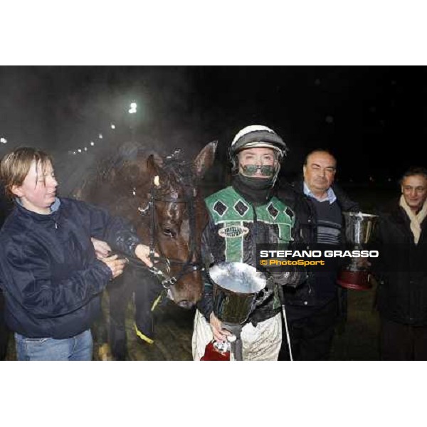 giving prize for Enrico Bellei with Iglesias winner of Gran Premio Firenze Firenze, 3rd febr. 2008 ph. Stefano Grasso