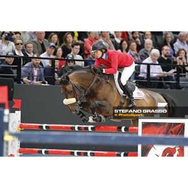 Bezzie Madden on Breitling LS wins the Longines FEI World Cup Jumping Final Paris Bercy 15th April 2018 Ph.Stefano Grasso