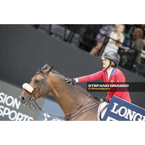 Bezzie Madden on Breitling LS wins the Longines FEI World Cup Jumping Final Paris Bercy 15th April 2018 Ph.Stefano Grasso