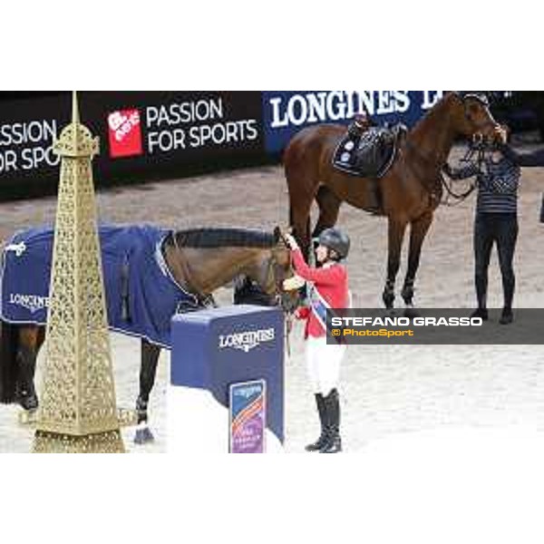 Bezzie Madden on Breitling LS wins the Longines FEI World Cup Jumping Final Paris Bercy 15th April 2018 Ph.Stefano Grasso