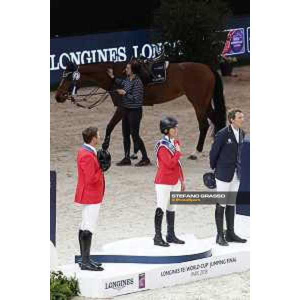 Bezzie Madden on Breitling LS wins the Longines FEI World Cup Jumping Final Paris Bercy 15th April 2018 Ph.Stefano Grasso
