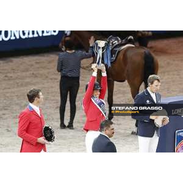Bezzie Madden on Breitling LS wins the Longines FEI World Cup Jumping Final Paris Bercy 15th April 2018 Ph.Stefano Grasso