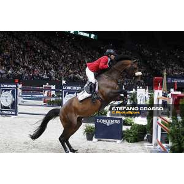 Bezzie Madden on Breitling LS wins the Longines FEI World Cup Jumping Final Paris Bercy 15th April 2018 Ph.Stefano Grasso