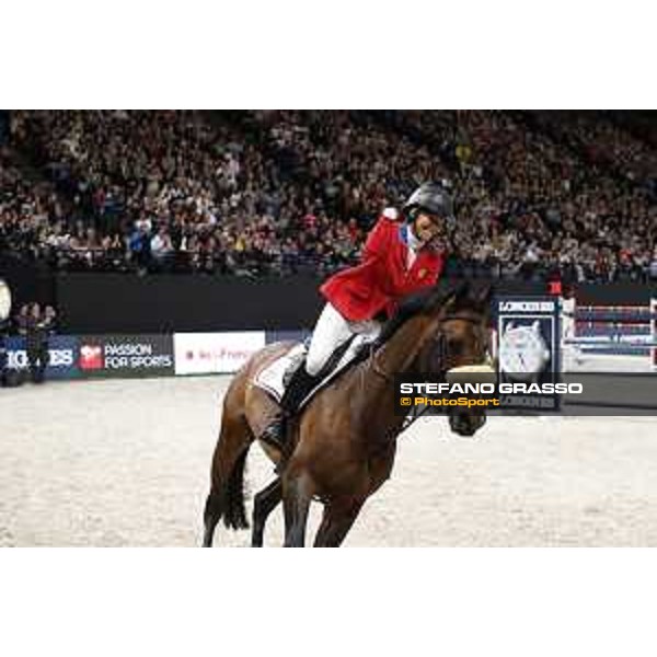 Bezzie Madden on Breitling LS wins the Longines FEI World Cup Jumping Final Paris Bercy 15th April 2018 Ph.Stefano Grasso