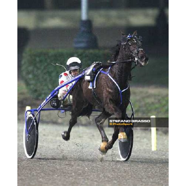 A.Lombardo warming up with Isle of Tino before the start of Gran Premio Firenze Firenze, 3rd febr. 2008 ph. Stefano Grasso