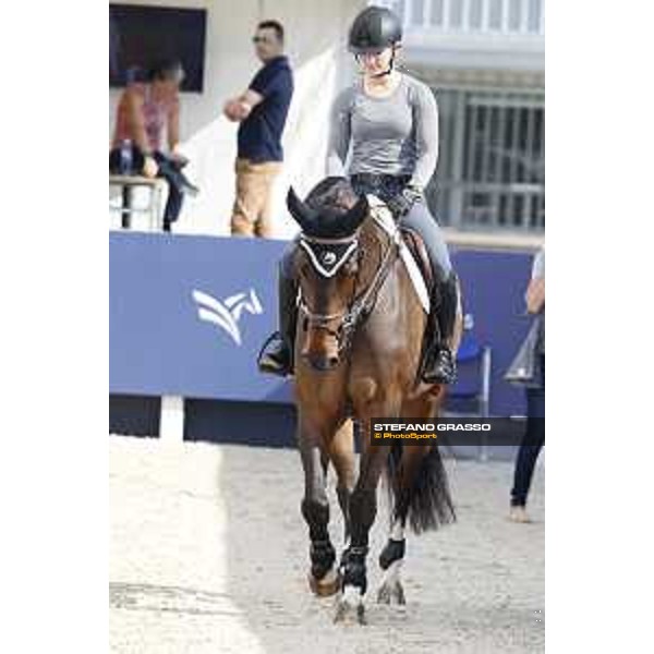 LGCT of Shanghai - Warm up - Emily Moffitt (GBR) - Shanghai, - 19 April 2018 - ph.Stefano Grasso/LGCT