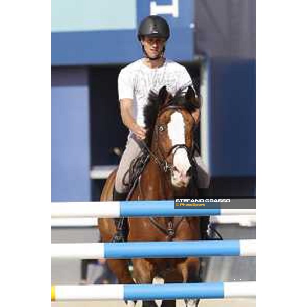 LGCT of Shanghai - Warm up - Christian Kukuk (GER) on Limonchello LT - Shanghai, - 19 April 2018 - ph.Stefano Grasso/LGCT