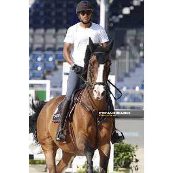 LGCT of Shanghai - Warm up - Bassem Hassan Mohammed (QAT) on The Toymaker - Shanghai, - 19 April 2018 - ph.Stefano Grasso/LGCT