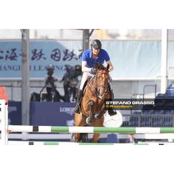 LGCT of Shanghai - Warm up - Marc Houtzager (NED) on Sterrehof?s Calimero - Shanghai, - 19 April 2018 - ph.Stefano Grasso/LGCT