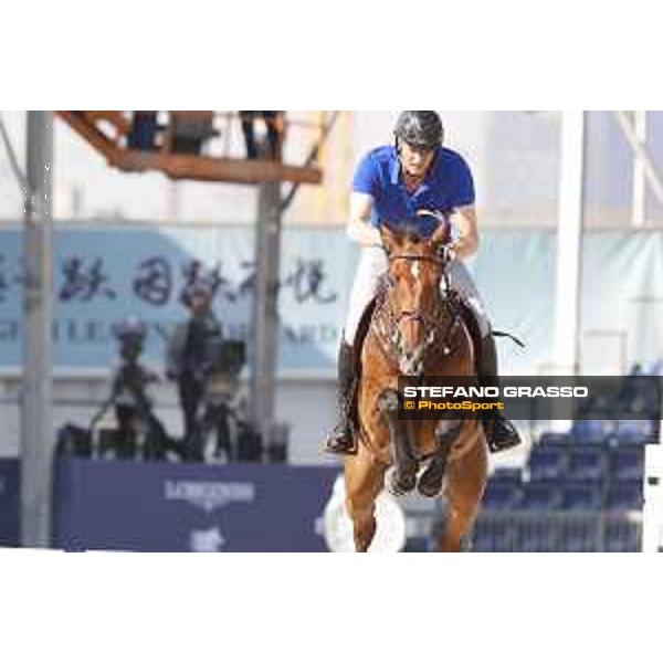 LGCT of Shanghai - Warm up - Marc Houtzager (NED) on Sterrehof?s Calimero - Shanghai, - 19 April 2018 - ph.Stefano Grasso/LGCT