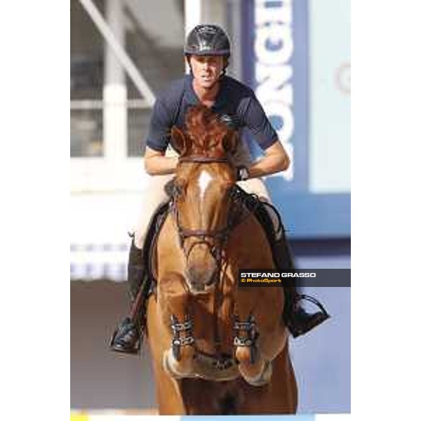 LGCT of Shanghai - Warm up - Ben Maher (GBR) on Explosion W - Shanghai, - 19 April 2018 - ph.Stefano Grasso/LGCT
