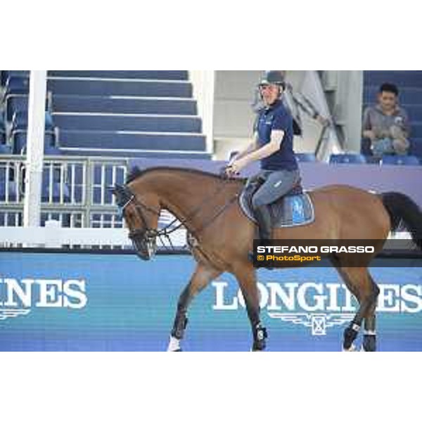 LGCT of Shanghai - Warm up - Ludger Beerbaum (GER) on Cool Down 7 - Shanghai, - 19 April 2018 - ph.Stefano Grasso/LGCT