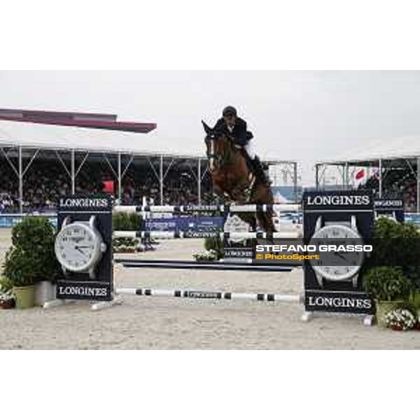 LGCT of Shanghai - Grand Prix - Romain Duguet (SUI) on Twentytwo des Biches - Shanghai, - 21 April 2018 - ph.Stefano Grasso/LGCT