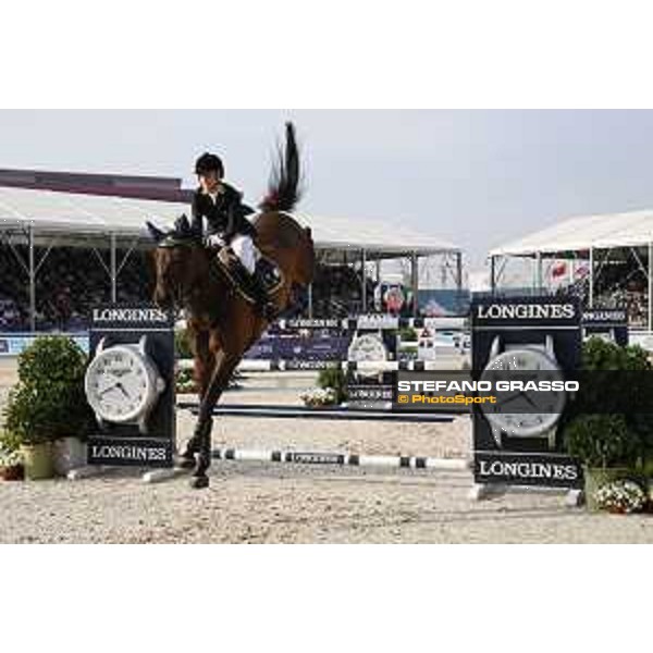 LGCT of Shanghai - Grand Prix - Edwina Tops-Alexander (AUS) on Inca van T Vianahof - Shanghai, - 21 April 2018 - ph.Stefano Grasso/LGCT