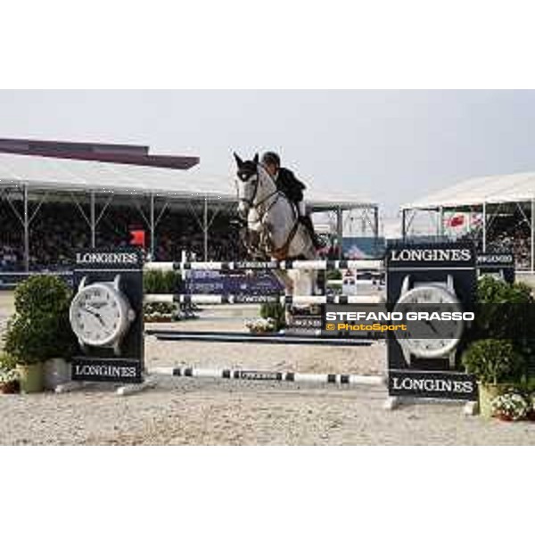 LGCT of Shanghai - Grand Prix - Jerome Guery (BEL) on Garfield de Tiji Des Templiers - Shanghai, - 21 April 2018 - ph.Stefano Grasso/LGCT