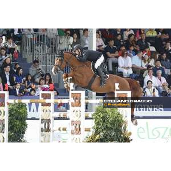 LGCT of Shanghai - Grand Prix - Karel Cox (BEL) on Dublin van Overis - Shanghai, - 21 April 2018 - ph.Stefano Grasso/LGCT