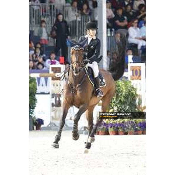 LGCT of Shanghai - Grand Prix - Edwina Tops-Alexander (AUS) on Inca van T Vianahof - Shanghai, - 21 April 2018 - ph.Stefano Grasso/LGCT