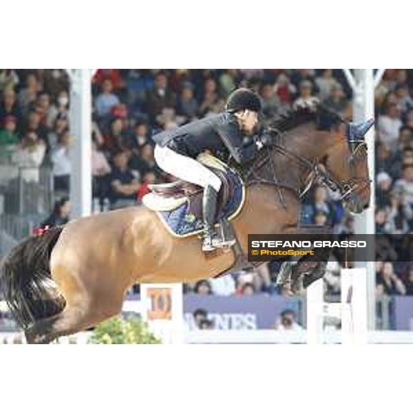 LGCT of Shanghai - Grand Prix - Edwina Tops-Alexander (AUS) on Inca van T Vianahof - Shanghai, - 21 April 2018 - ph.Stefano Grasso/LGCT