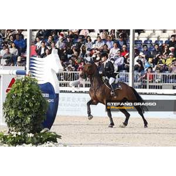 LGCT of Shanghai - Grand Prix - Edwina Tops-Alexander (AUS) on Inca van T Vianahof - Shanghai, - 21 April 2018 - ph.Stefano Grasso/LGCT