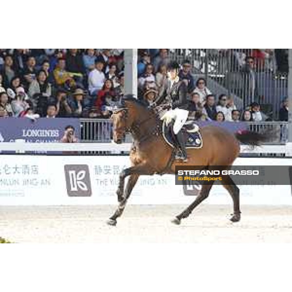 LGCT of Shanghai - Grand Prix - Edwina Tops-Alexander (AUS) on Inca van T Vianahof - Shanghai, - 21 April 2018 - ph.Stefano Grasso/LGCT