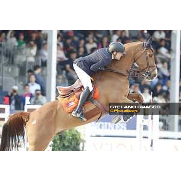 LGCT of Shanghai - Grand Prix - Simon Delestre on Gain Line - Shanghai, - 21 April 2018 - ph.Stefano Grasso/LGCT